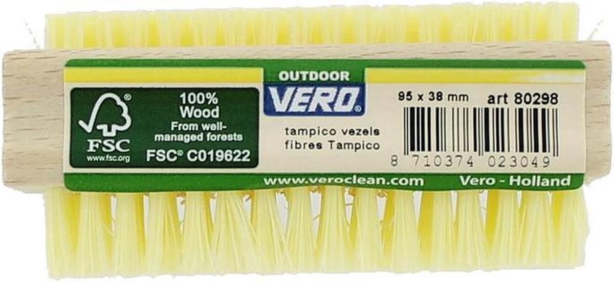 Vero Nagelborstel Dubbel - FSC Hout 6 Vero Nagelborstel Dubbel - FSC Hout - Afbeelding 4