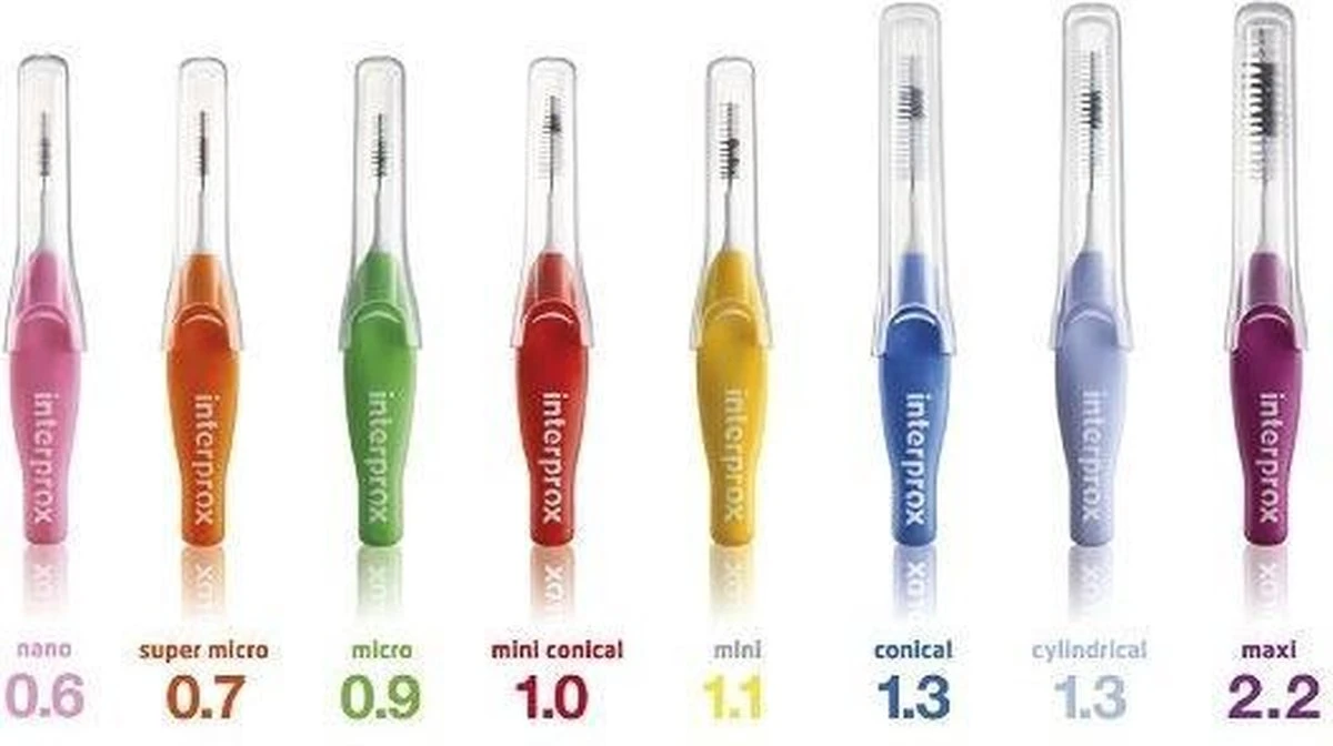 Interprox Premium Mini Conical - 2 Tot 4 Mm - 3 X 6 Stuks 5 Interprox Premium Mini Conical - 2 Tot 4 Mm - 3 X 6 Stuks - Afbeelding 3