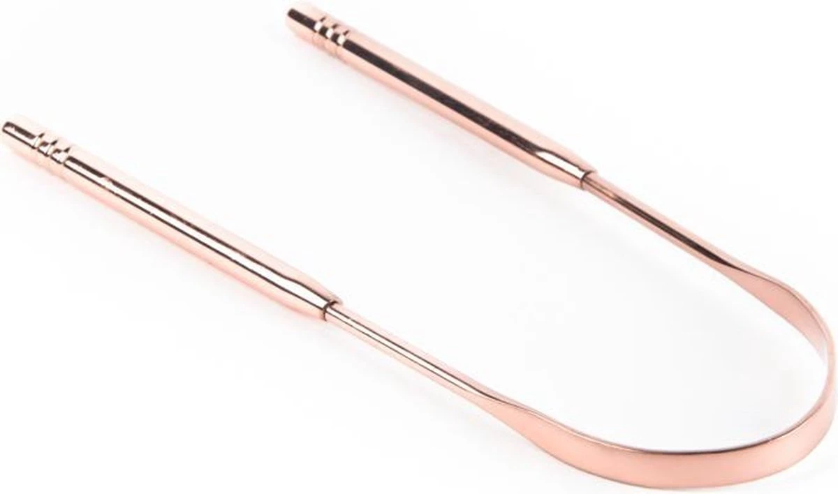 Merkloos Tongschraper - Tongreiniger – Mondhygiëne - Mondverzorging – Tanden Poetsen - Rose Goud 3 Merkloos Tongschraper - Tongreiniger – Mondhygiëne - Mondverzorging – Tanden Poetsen - Rose Goud
