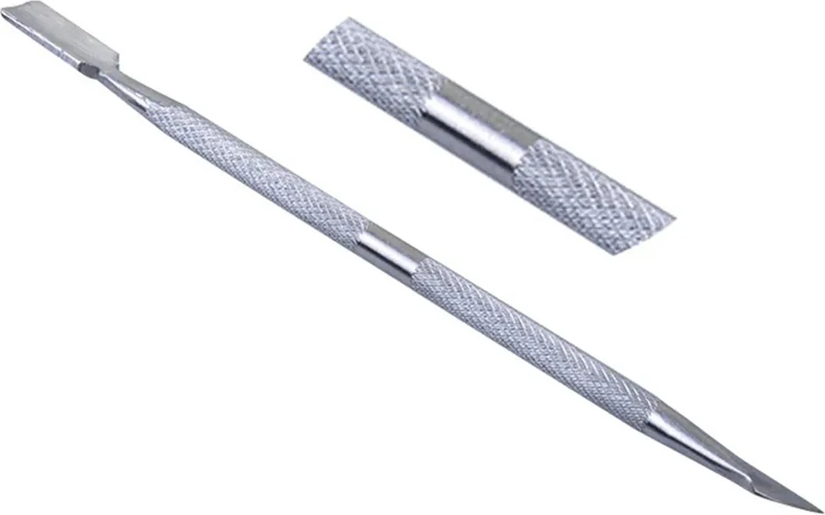 Bokkenpootje Nagels - Nagelriem Duwer - Cuticle Pusher - Nagelriem Knipper - Nagelriem Verwijderaar - Nagelriem Mesje - Cuticle Remover - Pedicure - Hoogwaardige Kwaliteit - 1 Stuk - Bokkepootje Nagels 6 Bokkenpootje Nagels - Nagelriem Duwer - Cuticle Pusher - Nagelriem Knipper - Nagelriem Verwijderaar - Nagelriem Mesje - Cuticle Remover - Pedicure - Hoogwaardige Kwaliteit - 1 Stuk - Bokkepootje Nagels - Afbeelding 4