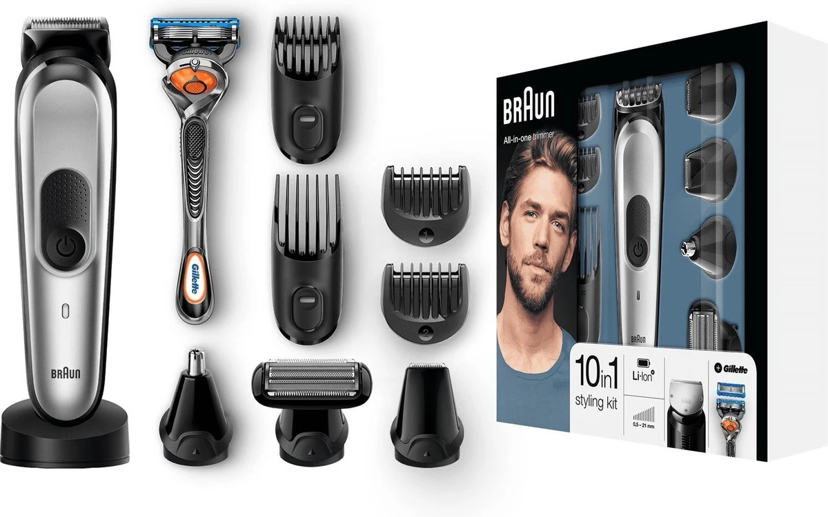 Braun Multigroomer 7221 - 10 In 1 Trimmer - Baardtrimmer Haartrimmer Bodygroomer 15 Braun Multigroomer 7221 - 10 In 1 Trimmer - Baardtrimmer Haartrimmer Bodygroomer - Afbeelding 13