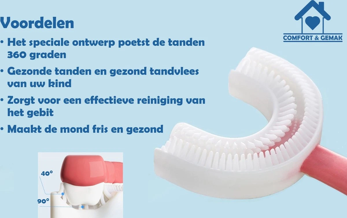 Tandenborstel Voor Baby En Kind - Eenvoudig, Hygiënisch En De Oplossing Voor Tandenpoetsen Bij Kinderen - BPA Vrij – BLAUW 9 Tandenborstel Voor Baby En Kind - Eenvoudig, Hygiënisch En De Oplossing Voor Tandenpoetsen Bij Kinderen - BPA Vrij – BLAUW - Afbeelding 7