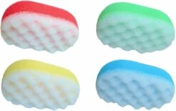 Martini Massagespons - Voordeelset 3 Stuks - 3 Verschillende Kleuren - Afmeting: 14 Cm X 9 Cm X 4.5 Cm. -Verzorgingsproducten 1200x756