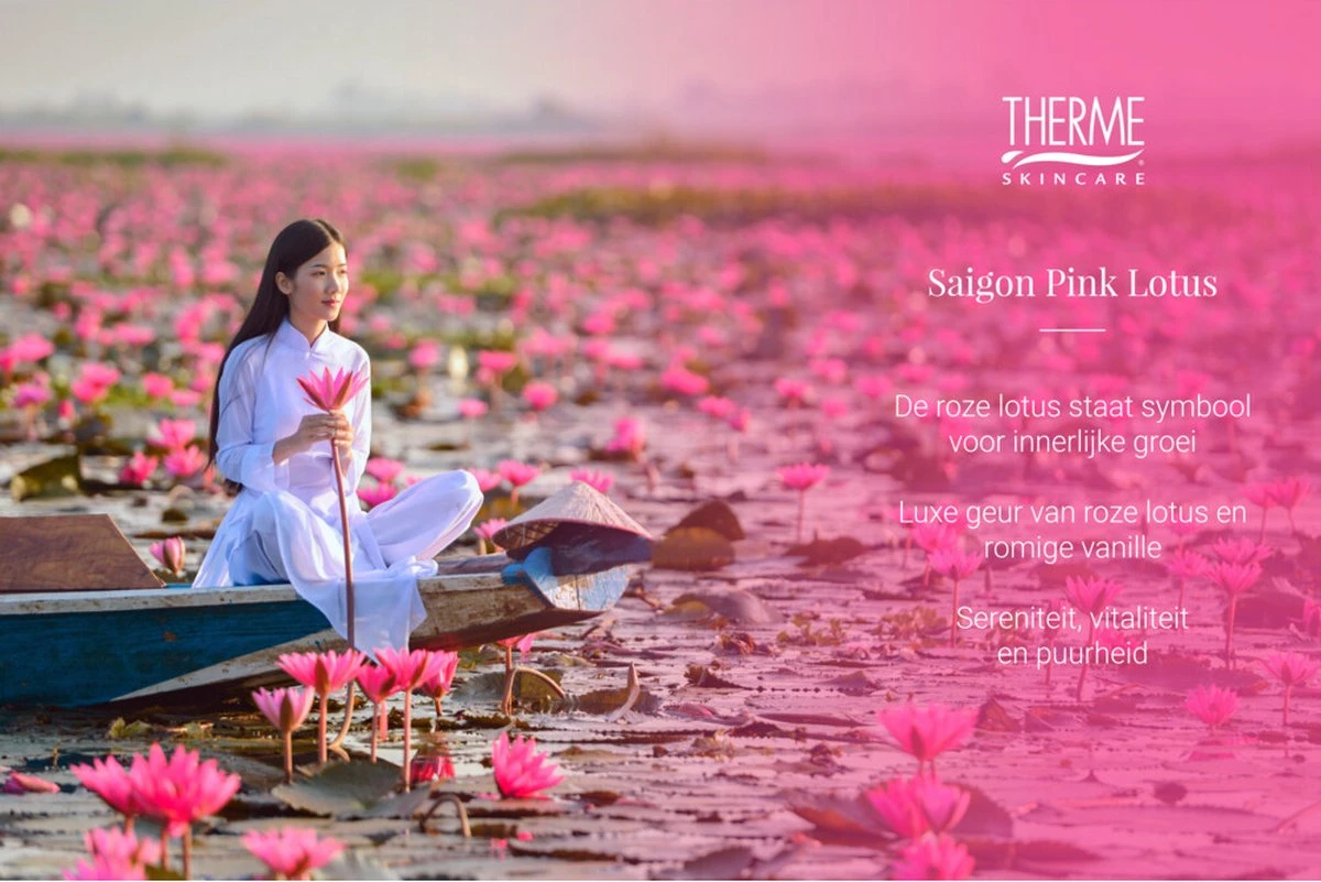 Therme Foaming Shower Gel Saigon Pink Lotus 200 Ml 5 Therme Foaming Shower Gel Saigon Pink Lotus 200 Ml - Afbeelding 3