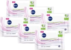 NIVEA Verzachtende Reinigingsdoekjes - 6 X 25 Stuks - Voordeelverpakking