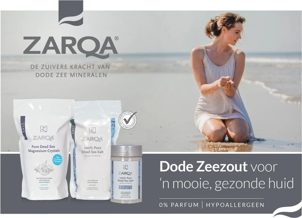 Zarqa Dode Zeezout Emmer Therapeutisch - Badzout - 5 Kg 4 Zarqa Dode Zeezout Emmer Therapeutisch - Badzout - 5 Kg - Afbeelding 2