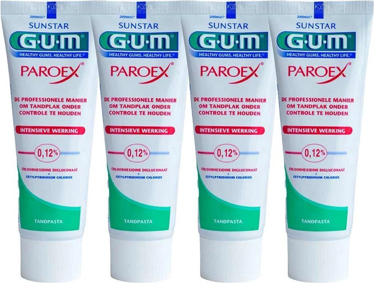 GUM® 4x GUM Tandpasta Paroex 75 Ml 6 GUM® 4x GUM Tandpasta Paroex 75 Ml - Afbeelding 4