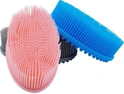 Blubs® – Handborstel – Babyborstel – Badborstel – Doucheborstel – Massage – Siliconen – Wasborstel – Dry Brush – Lichaamsborstel – Scrubborstel – Huidborstel – Roze -Verzorgingsproducten 1200x910