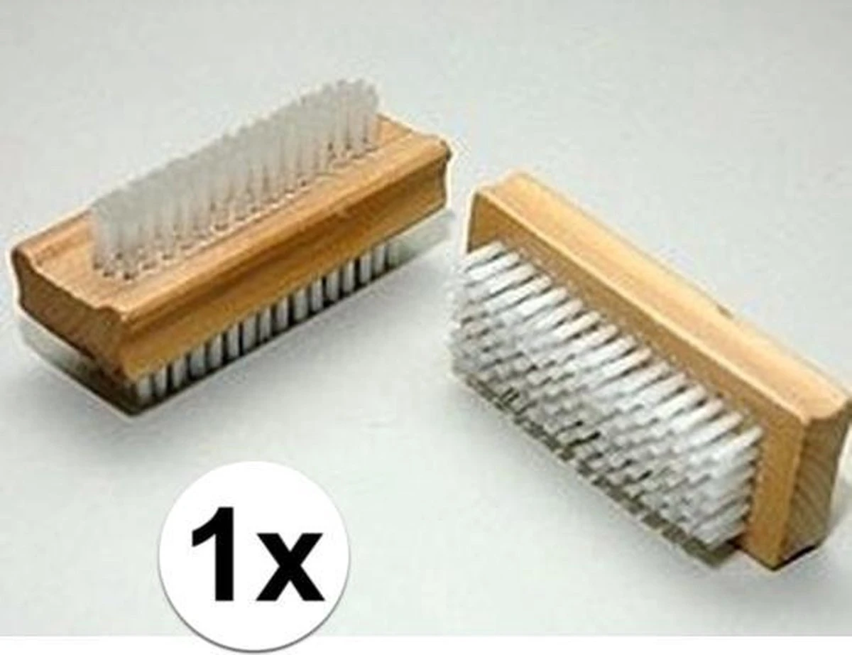 Houten Nagelborstel 3 Houten Nagelborstel