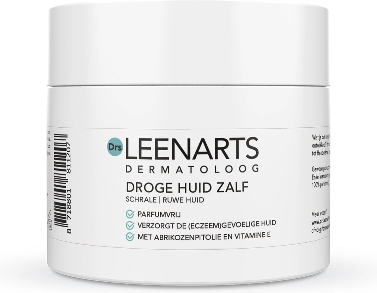 Drs Leenarts Droge Huid Zalf - Huidverzorging - Eczeem - Vitamine E - Zalf - Parfumvrij - 125ml 4 Drs Leenarts Droge Huid Zalf - Huidverzorging - Eczeem - Vitamine E - Zalf - Parfumvrij - 125ml - Afbeelding 2