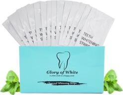 Glory Of White - Professionele Tandenbleek Strips - 28 Strips - Teeth Whitening Strips - Wittere Tanden - Zonder Peroxide - Tanden Bleken