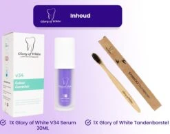 Glory Of White V34 Serum - Kleurcorrector - Witte Tanden - Tandpasta - Tanden Reinigen - Teeth Whitening - 30ML 16 Glory Of White V34 Serum - Kleurcorrector - Witte Tanden - Tandpasta - Tanden Reinigen - Teeth Whitening - 30ML -Verzorgingsproducten 1200x948 1