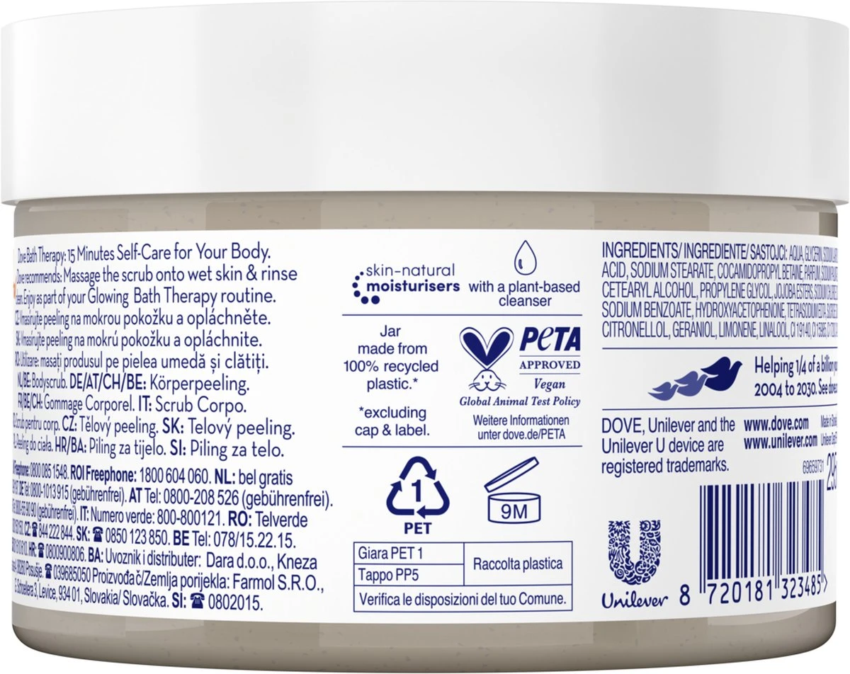 Dove Bath Therapy Glow - Body Scrub - 295 Ml 9 Dove Bath Therapy Glow - Body Scrub - 295 Ml - Afbeelding 7