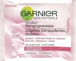 Garnier - SkinActive - Micellaire Reinigingsdoekjes Gevoelige Huid - 3 X 25 Stuks - Gezichtsreiniging - Voordeelverpakking -Verzorgingsproducten 1200x957 3