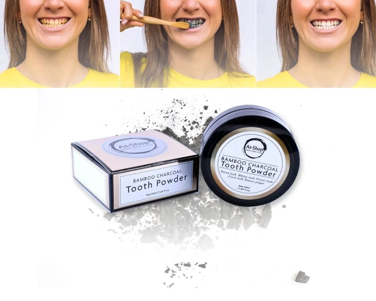 Whitening Teethpowder | Charcoal Tandenbleker | Tanden Witten | 100% Natuurlijk | 40 G | Tandbleek Poeder| Tandbleekpoeder | Tanden Bleken 3 Whitening Teethpowder | Charcoal Tandenbleker | Tanden Witten | 100% Natuurlijk | 40 G | Tandbleek Poeder| Tandbleekpoeder | Tanden Bleken