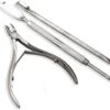 3In1 Metalen Nagel Riem Knipper - Cuticle Pusher Duwer Verwijderaar Trimmer Mesje - Nagel Bokkenpoot - Verzorging Set -Verzorgingsproducten 1200x981