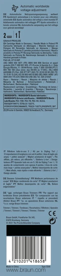 Braun Multigroomer 5 MGK5355 - 7in1 Trimmer Voor Mannen - 5 Opzetstukken 29 Braun Multigroomer 5 MGK5355 - 7in1 Trimmer Voor Mannen - 5 Opzetstukken -Verzorgingsproducten 269x1200