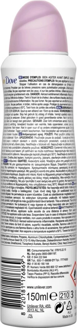 Dove Beauty Finish Anti-transpirant Deodorant - 6 X 150 Ml - Voordeelverpakking -Verzorgingsproducten 282x1200 10