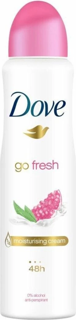 Dove Go Fresh Anti-transpirant Deodorant Pomegranate - 6 X 150 Ml - Voordeelverpakking -Verzorgingsproducten 286x1200