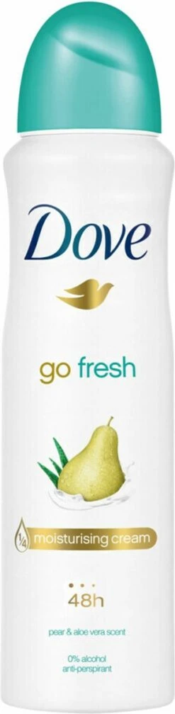 Dove Go Fresh Pear & Aloë Vera Anti-transpirant Deodorant - 6 X 150 Ml - Voordeelverpakking -Verzorgingsproducten 294x1200 1