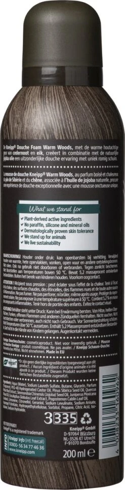 6x Kneipp Men Douche Foam Warm Woods 200ml -Verzorgingsproducten 307x1200 4