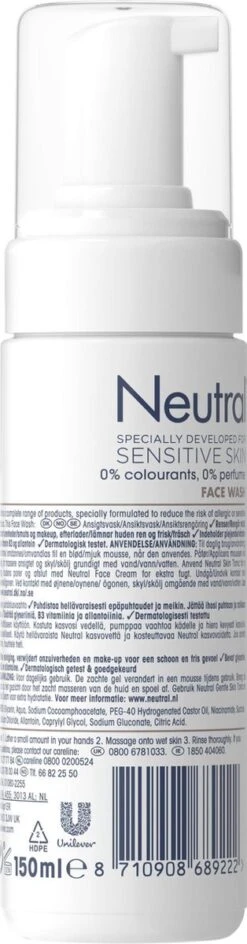Neutral Parfumvrij - 150 Ml - Face Wash -Verzorgingsproducten 314x1200 3