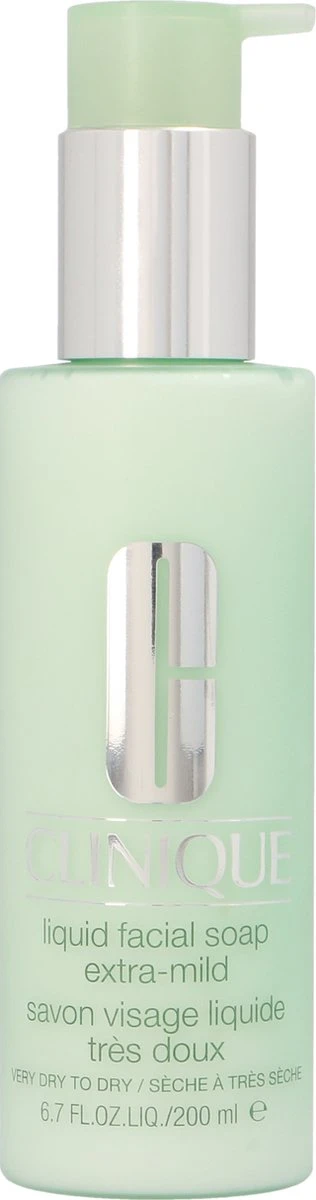 Clinique Liquid Facial Soap Gezichtsreiniger Extra Mild - 200 Ml 4 Clinique Liquid Facial Soap Gezichtsreiniger Extra Mild - 200 Ml - Afbeelding 2