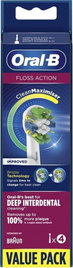 Oral B Oral-B FlossAction - Met CleanMaximiser-technologie - Opzetborstels - 4 Stuks -Verzorgingsproducten 327x1200 13