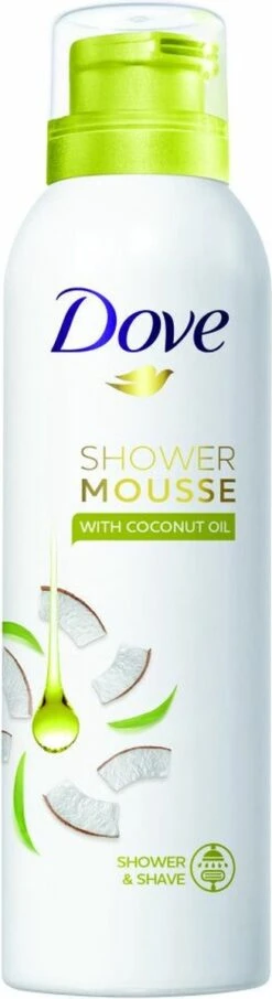 Dove Coconot Oil Doucheschuim - 6 X 200ml - Voordeelverpakking -Verzorgingsproducten 327x1200