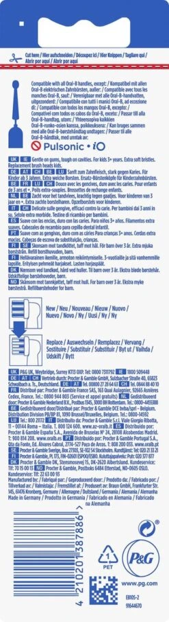 Oral B Oral-B Opzetborstels Kids 2 Stuks -Verzorgingsproducten 327x1200 4