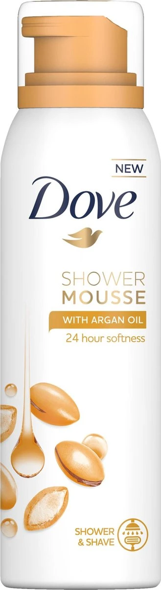 Dove Argan Oil Doucheschuim - 6 X 200ml - Voordeelverpakking 4 Dove Argan Oil Doucheschuim - 6 X 200ml - Voordeelverpakking - Afbeelding 2