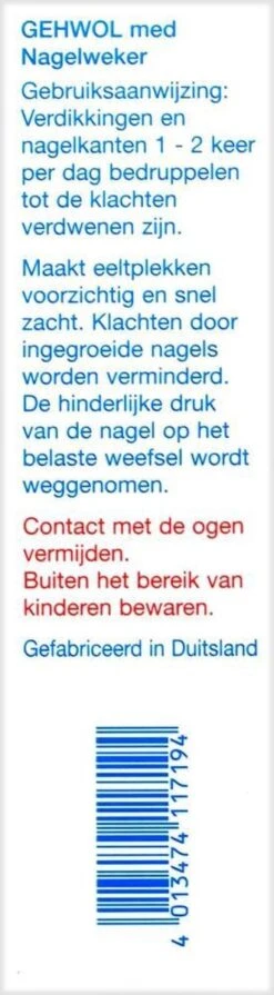 Gehwol Nagelweker - Voor Zachte Nagelriemen - 15ml -Verzorgingsproducten 331x1200