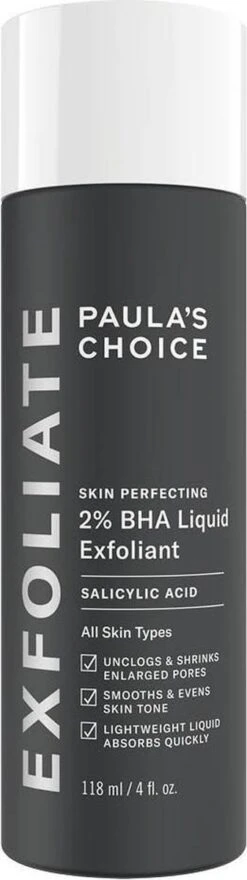 Paula's Choice SKIN PERFECTING 2% BHA Liquid Exfoliant - Gecombineerde & Vette Huid - 118 Ml