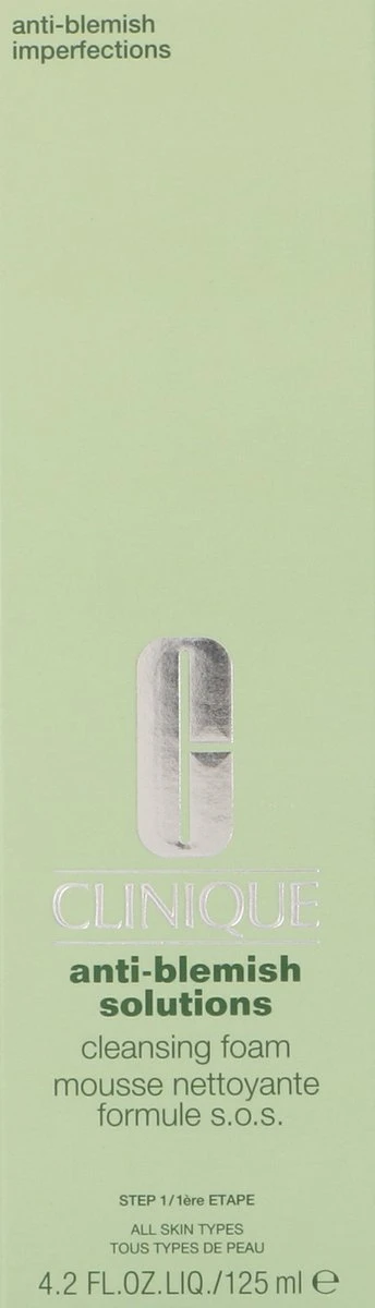 Clinique Anti-Blemish Solutions Cleansing Foam - Gezichtsreinigingsmiddel - 125 Ml 4 Clinique Anti-Blemish Solutions Cleansing Foam - Gezichtsreinigingsmiddel - 125 Ml - Afbeelding 2