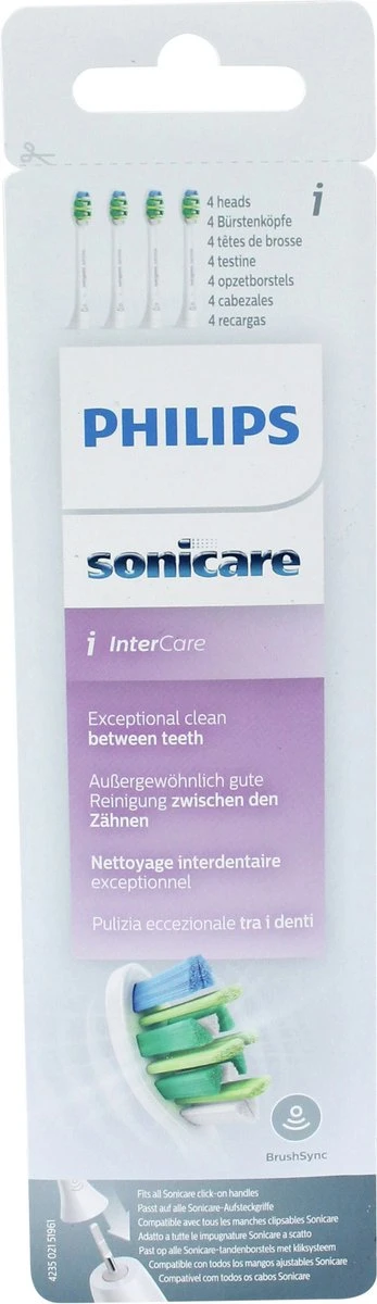 Philips Sonicare InterCare Standaard HX9004/10 - Opzetborstels - 4 Stuks 3 Philips Sonicare InterCare Standaard HX9004/10 - Opzetborstels - 4 Stuks