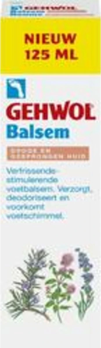 Gehwol Voetbalsem Voor De Droge En Gesprongen Huid - 125ml 3 Gehwol Voetbalsem Voor De Droge En Gesprongen Huid - 125ml