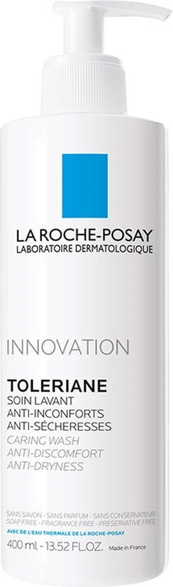 La Roche-Posay Toleriane Hydraterende Wascreme - 400ml - Reinigt 4 La Roche-Posay Toleriane Hydraterende Wascreme - 400ml - Reinigt - Afbeelding 2