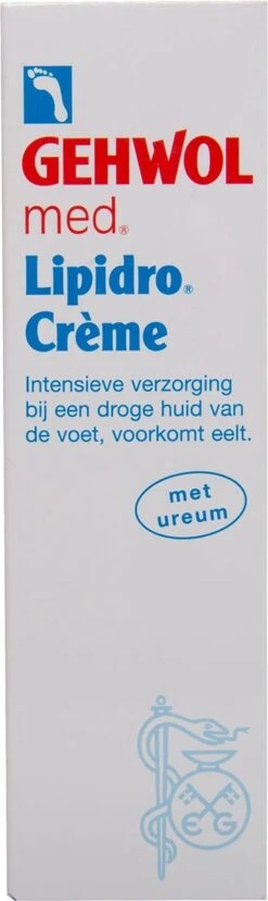 Gehwol Lipidro-Crème - Breng De Zeer Droge Huid Weer In Goede Balans Van Vet En Vocht - Voetcreme - Tube 75ml -Verzorgingsproducten 358x1200