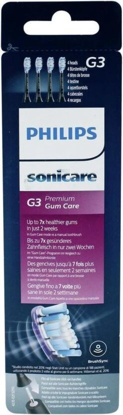 Philips Sonicare G3 Premium Gum Care HX9054/33 - Opzetborstel - 4 Stuks 19 Philips Sonicare G3 Premium Gum Care HX9054/33 - Opzetborstel - 4 Stuks -Verzorgingsproducten 358x1200 3