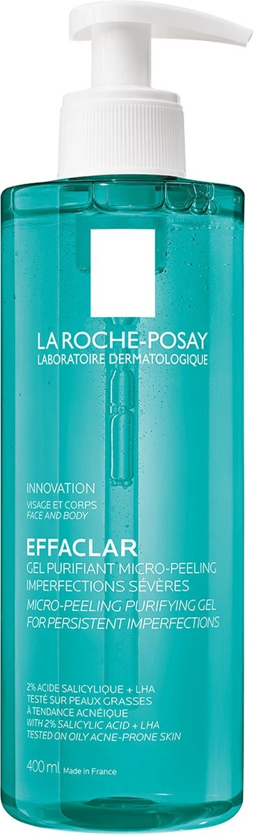 La Roche-Posay Effaclar Zuiverende Micro-Peeling Gel - 400ml - Onzuivere Huid 3 La Roche-Posay Effaclar Zuiverende Micro-Peeling Gel - 400ml - Onzuivere Huid