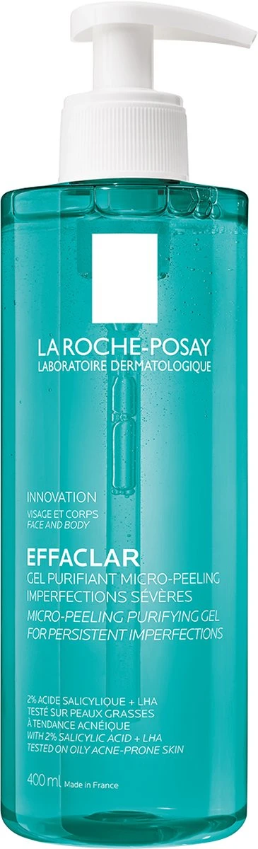 La Roche-Posay Effaclar Zuiverende Micro-Peeling Gel - 400ml - Onzuivere Huid 4 La Roche-Posay Effaclar Zuiverende Micro-Peeling Gel - 400ml - Onzuivere Huid - Afbeelding 2
