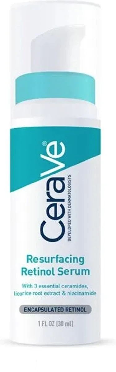 CeraVe Resurfacing Retinol Serum - 30ml - Voor Onzuivere Huid Met Neiging Tot Acne 3 CeraVe Resurfacing Retinol Serum - 30ml - Voor Onzuivere Huid Met Neiging Tot Acne - Afbeelding 2