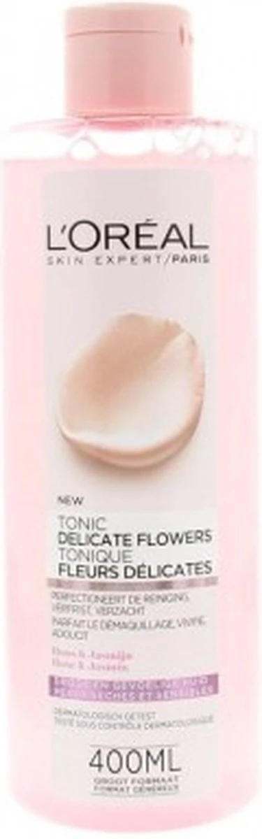 L’Oréal Paris Delicate Flowers Tonic - 400 Ml - Gevoelige Huid 11 L’Oréal Paris Delicate Flowers Tonic - 400 Ml - Gevoelige Huid - Afbeelding 9