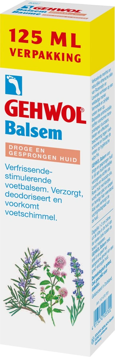 Gehwol Voetbalsem Voor De Droge En Gesprongen Huid - 125ml 6 Gehwol Voetbalsem Voor De Droge En Gesprongen Huid - 125ml - Afbeelding 4