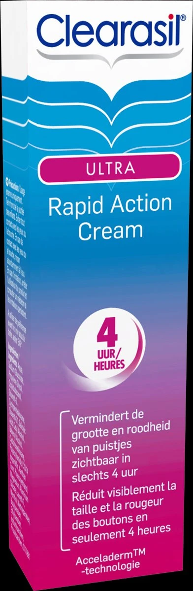 Clearasil Ultra Rapid Action Cream - Behandelingscrème - 2 X 15 Ml 5 Clearasil Ultra Rapid Action Cream - Behandelingscrème - 2 X 15 Ml - Afbeelding 3