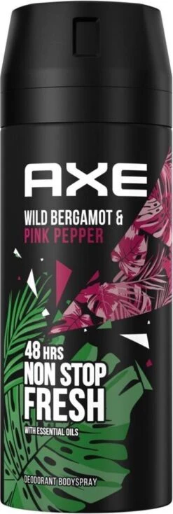 Axe Wild Fresh Bergamot & Pink Pepper Deodorant Bodyspray - 6 X 150 Ml - Voordeelverpakking -Verzorgingsproducten 404x1200 1