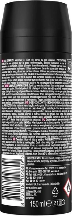 Axe Wild Fresh Bergamot & Pink Pepper Deodorant Bodyspray - 6 X 150 Ml - Voordeelverpakking -Verzorgingsproducten 404x1200 2