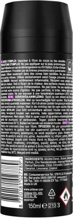 Axe Marine Bodyspray Deodorant - 6 X 150 Ml - Voordeelverpakking -Verzorgingsproducten 404x1200