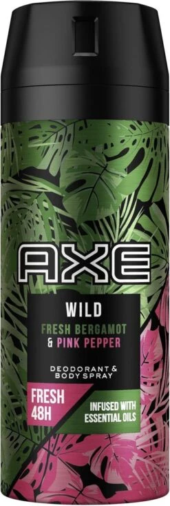 Axe Wild Fresh Bergamot & Pink Pepper Deodorant Bodyspray - 6 X 150 Ml - Voordeelverpakking -Verzorgingsproducten 404x1200 3