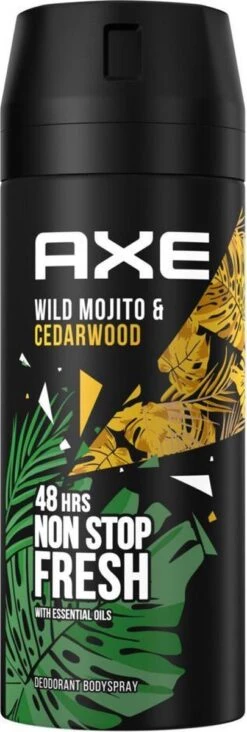 Axe Mojito & Cedarwood Pepper Bodyspray Deodorant - 6 X 150 Ml - Voordeelverpakking -Verzorgingsproducten 405x1200 1
